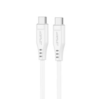  USB kabelis Acefast C3-03 60W USB-C to USB-C 1.2m white 